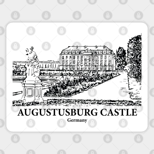 Augustusburg Castle - Germany Magnet by Lakeric